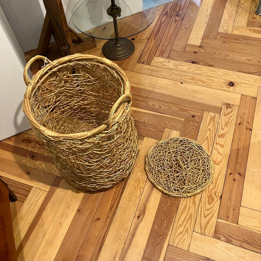 専用　アンティークランドリーバスケット　400 500