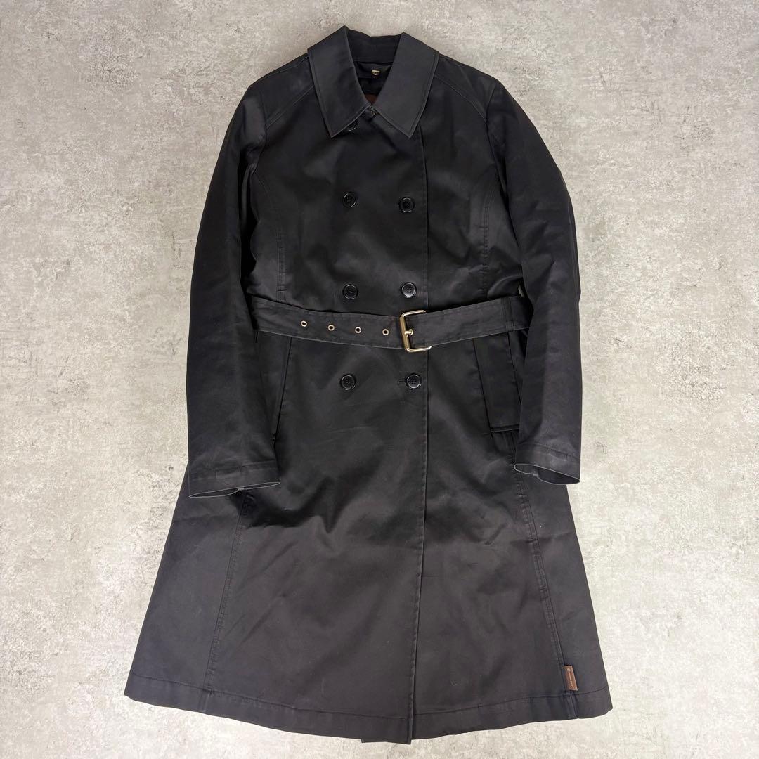 【希少・茶タグ】モンクレール ダブルブレスト トレンチ ダウンコート サイズ2