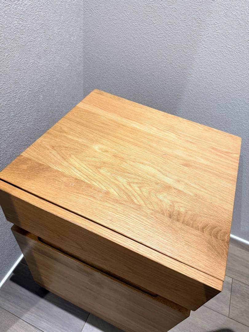 木製引き出し付きテーブル