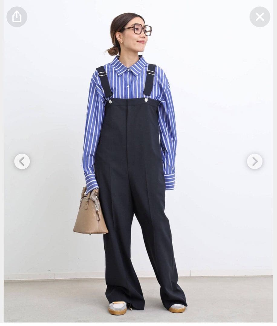 アパルトモン サロペット　ネイビー38