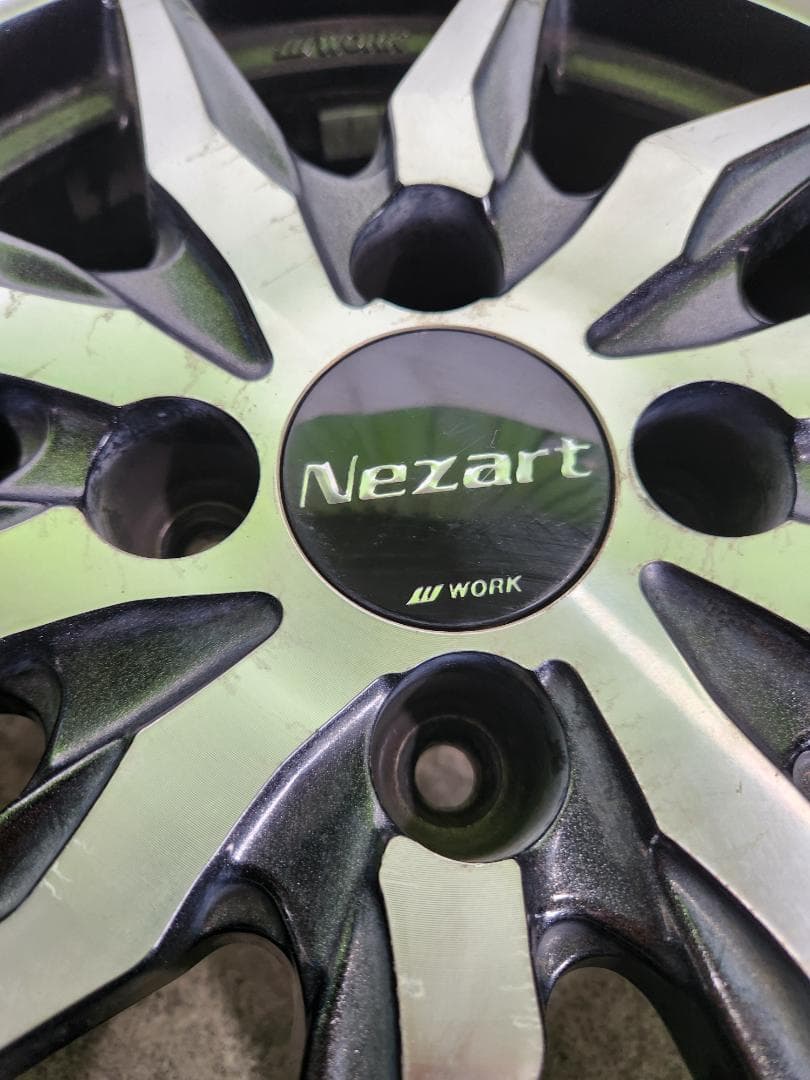 送料込☆ワークWORK NEZART 15X5.5J+40 PCD100-4H