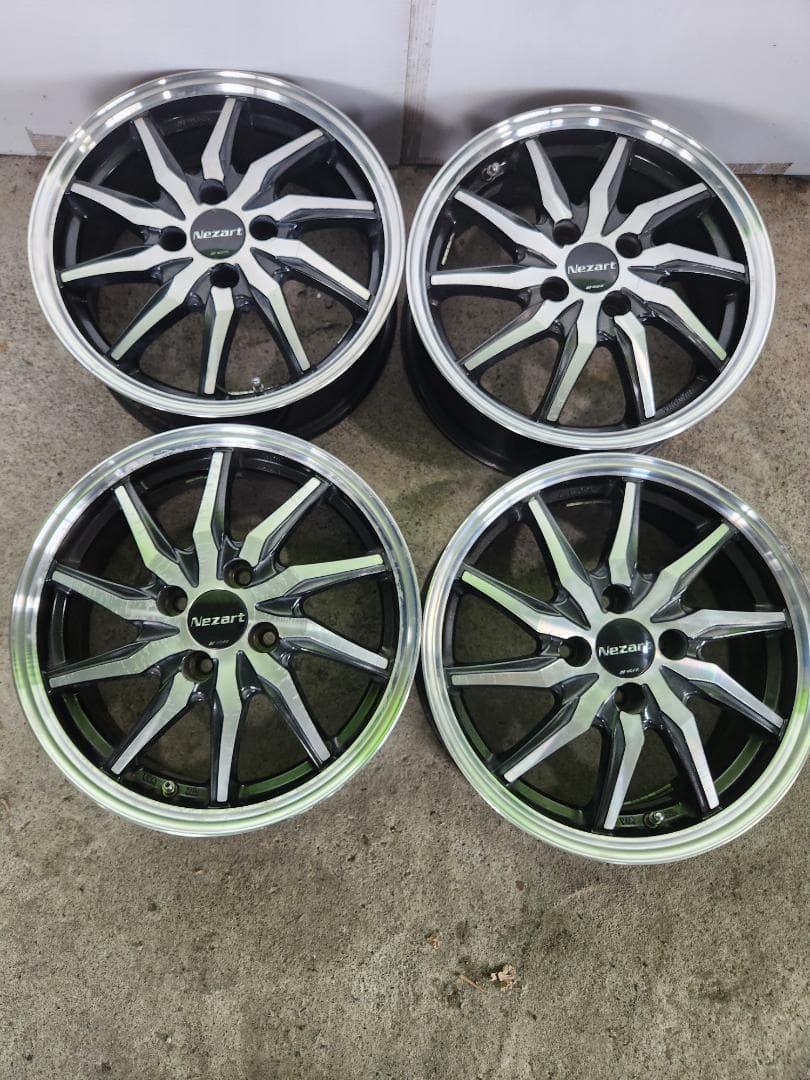 送料込☆ワークWORK NEZART 15X5.5J+40 PCD100-4H