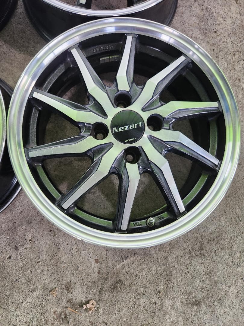 送料込☆ワークWORK NEZART 15X5.5J+40 PCD100-4H