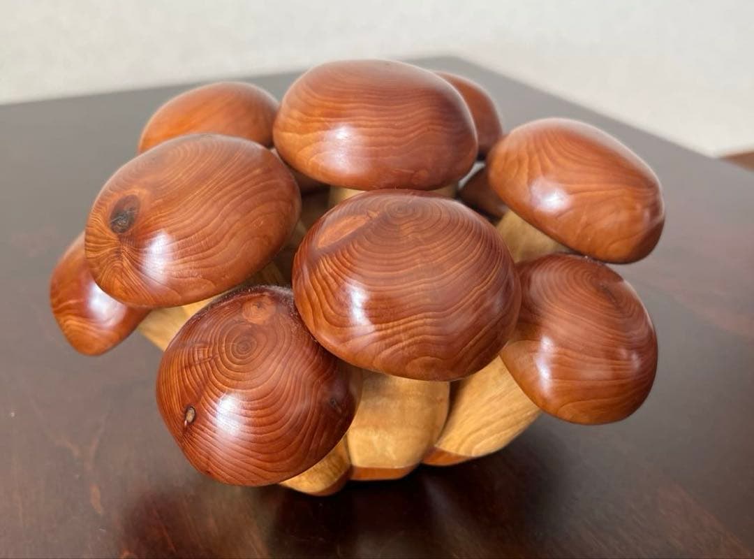 シンプルなリアルさがイイ！　キノコの置物　インテリア