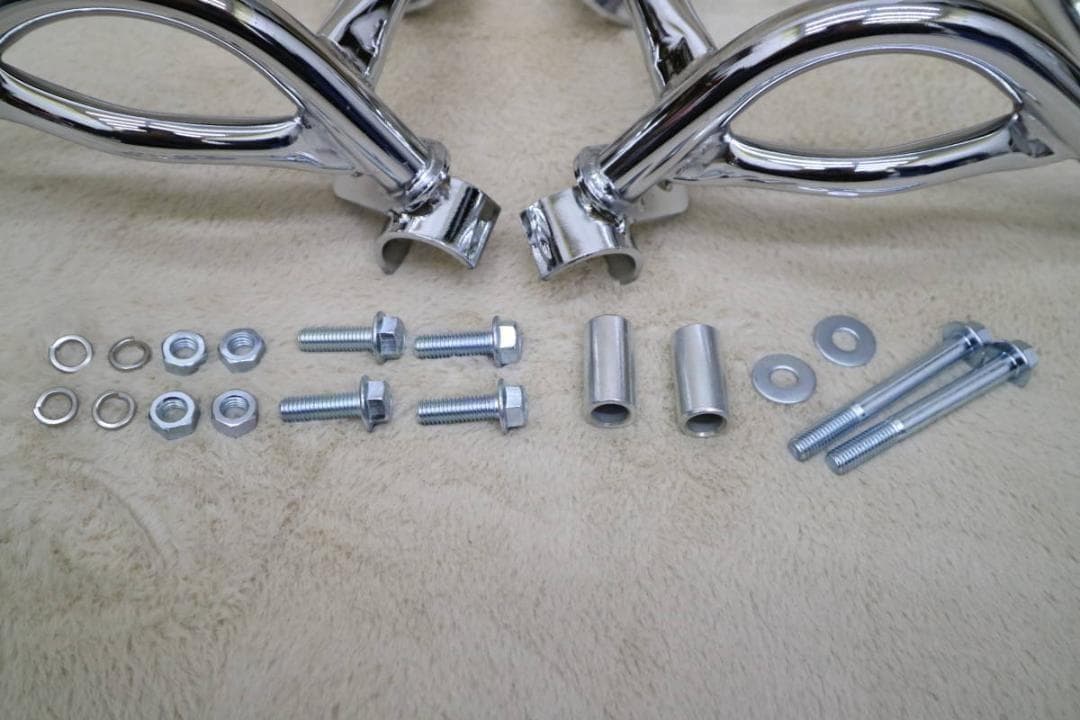 XJR400 エンジンガード メッキ2 / 前期　４HM