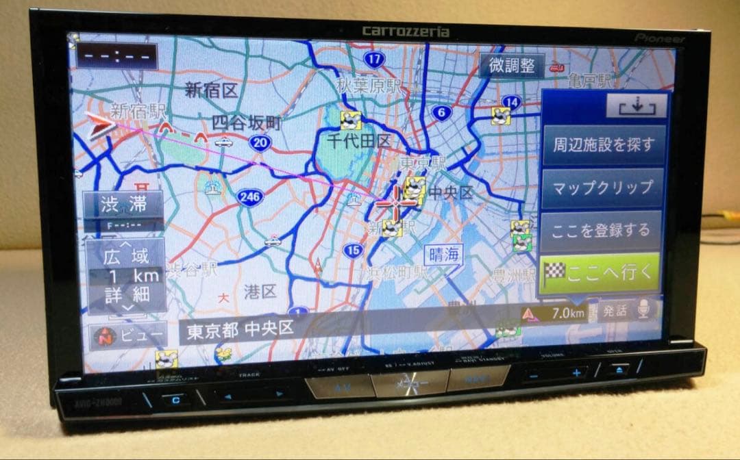 最高峰サイバーナビAVIC-ZH0007 . 地図2025年最新オービス