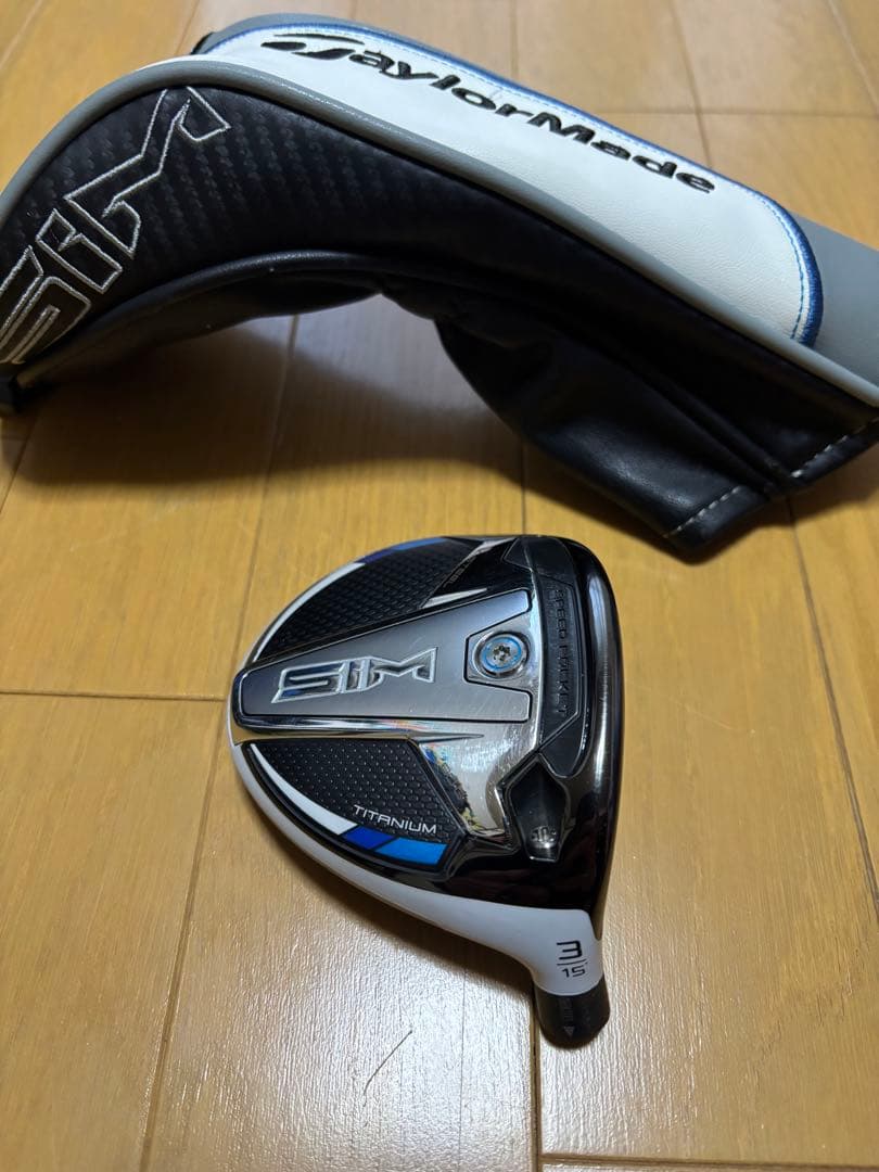 SIM 3w 15° フェアウェイウッドヘッド　塗装欠けなし美品