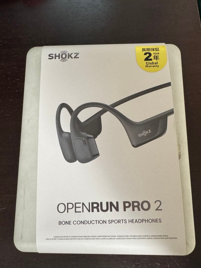 Shokz 骨伝導イヤホン OPENRUN PRO 2 ケース付き