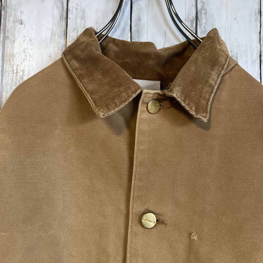 【名品】Carhartt ミシガンチョアコート ブラウン BRN XL程度