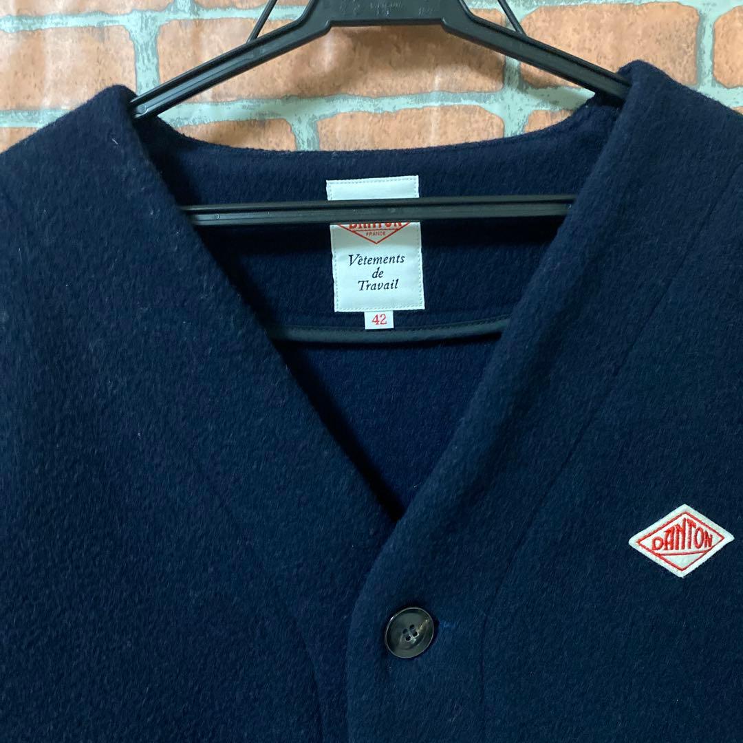 ダントンウールモッサノーカラージャケット