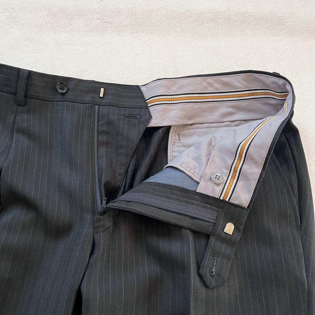 Ermenegildo Zegna ストラップ柄 スーツ グレーAB4