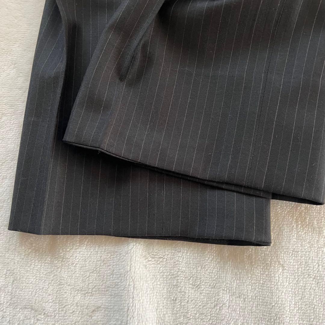 Ermenegildo Zegna ストラップ柄 スーツ グレーAB4