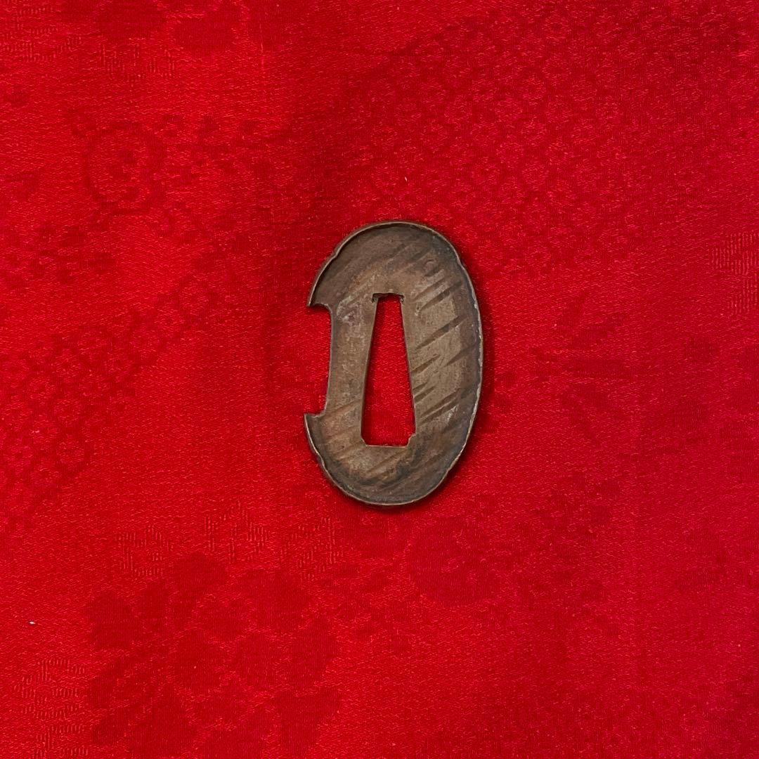 刀　鍔　切羽　2点　勝虫図　② 骨董　古美術