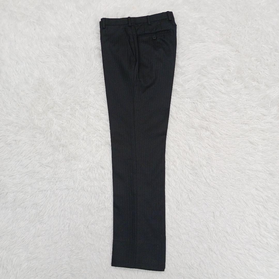 ✨極美品✨ブラックレーベル　３ピースシャドーストライプスーツ　ブラック　36R