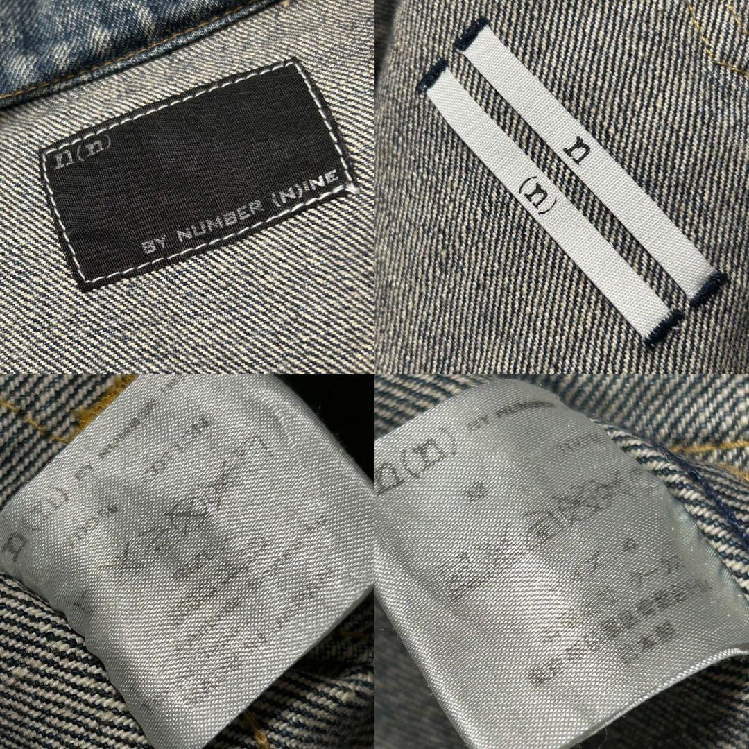 NUMBER (N)INE ナンバーナイン　デニムジャケット　宮下期　音符 XL