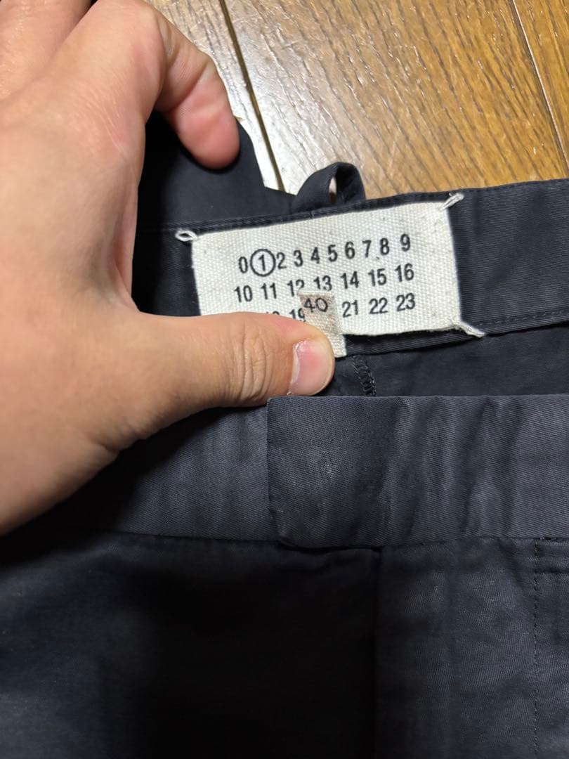 maison margiela ワイドレッグ バギーフレア スラックス