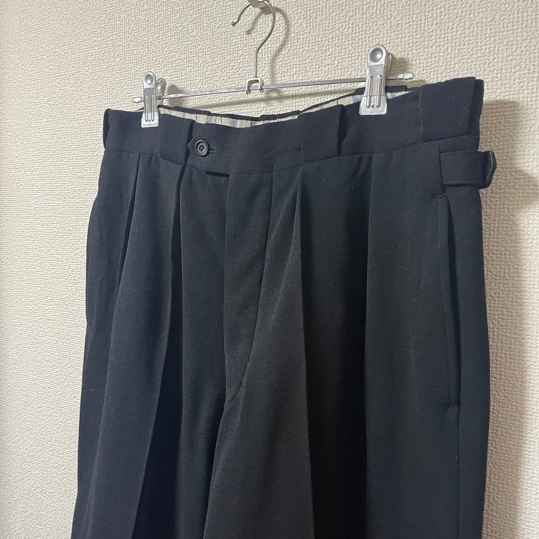 50s ドレスパンツ ユーロヴィンテージ ワイド スラックス ウール