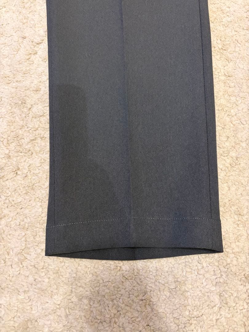 マイクロ ピンヘッド 2ボタン ジャケット　パンツ 【セットアップ】グレー　M