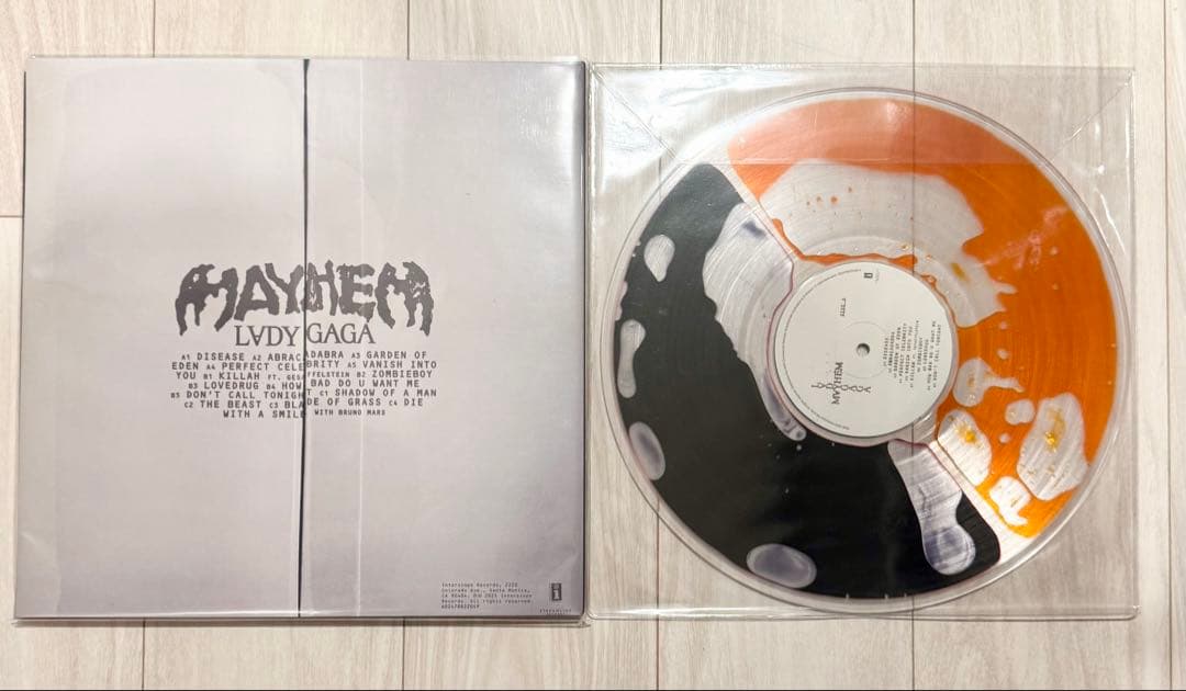 新品Lady Gaga「MAYHEM」Liquid液体入り/カラーレコード2枚組