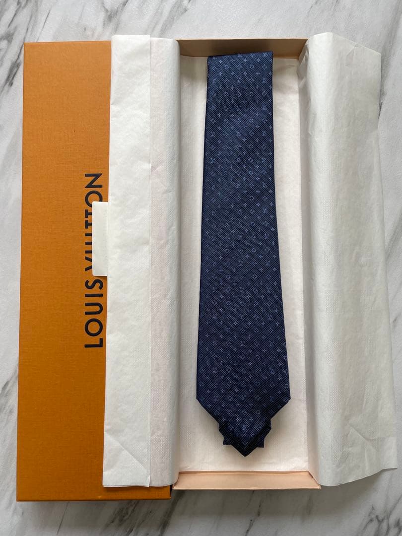 新品 ルイヴィトン ネクタイ ハイブランド モノグラム クラシック 現行