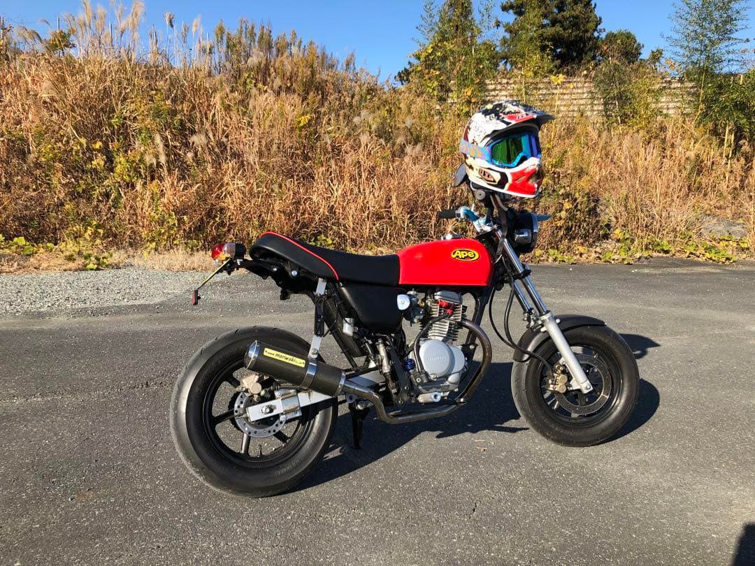 エイプ50 モリワキカーボンマフラーAC16