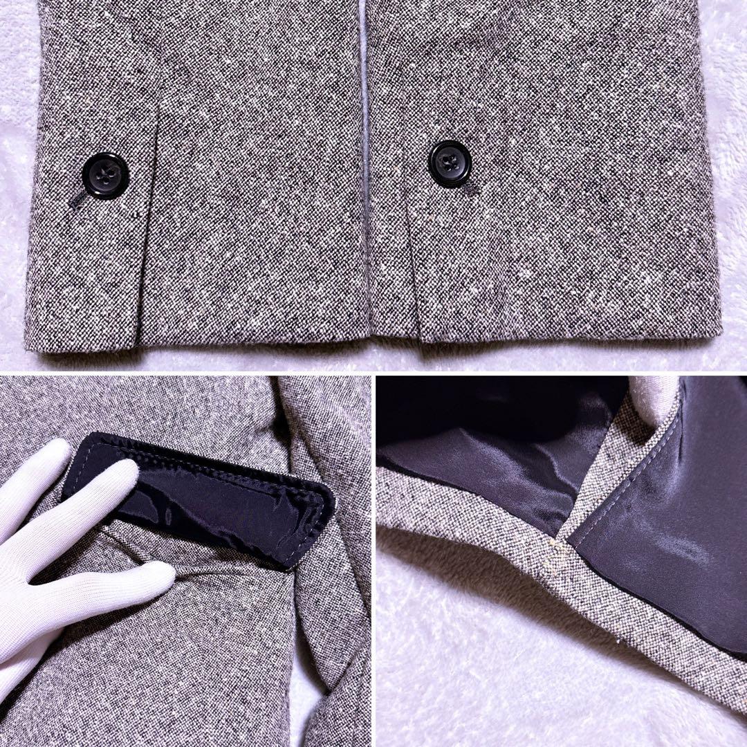 カシミヤ混【未使用】23区 ツイード セットアップ ターンロック スカート M