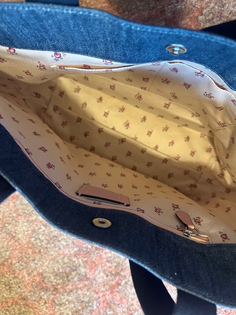 COACH デニム トートバッグ