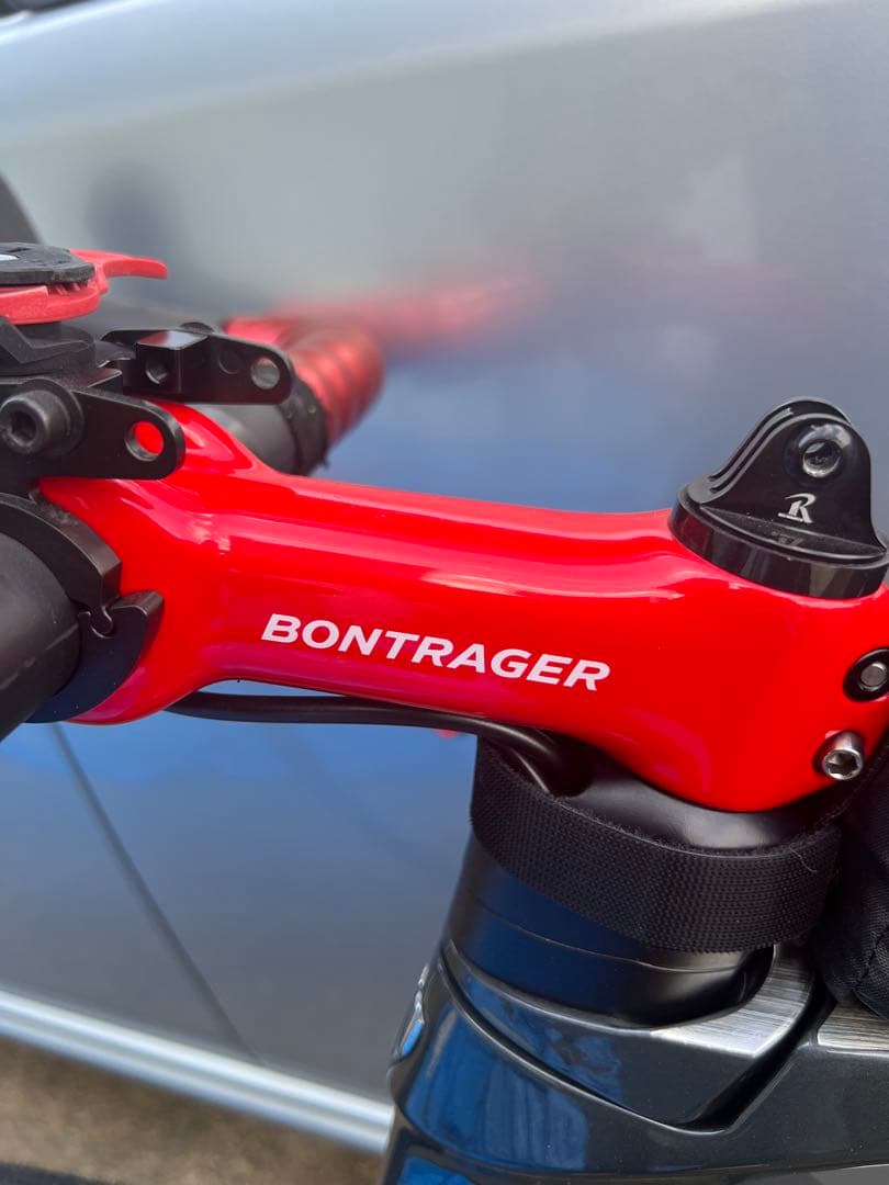 Trek Segafredo赤色カーボンステム　XXX120ミリ　ボントレガー