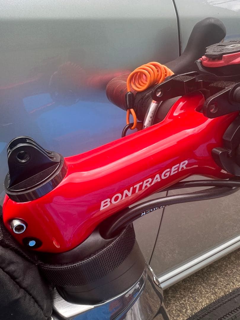 Trek Segafredo赤色カーボンステム　XXX120ミリ　ボントレガー