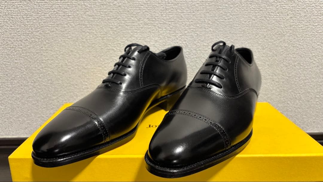 【未使用】ジョンロブ フィリップⅡ UK 6 D 黄箱