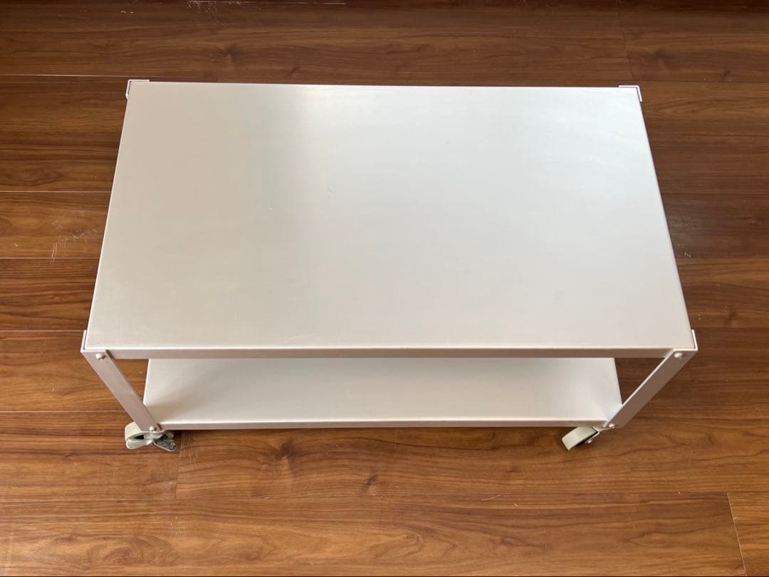 無印良品 MUJI アルミ ローテーブル ワゴン アルマイト加工 廃盤品