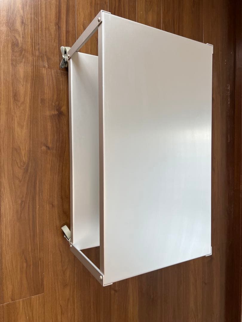 無印良品 MUJI アルミ ローテーブル ワゴン アルマイト加工 廃盤品