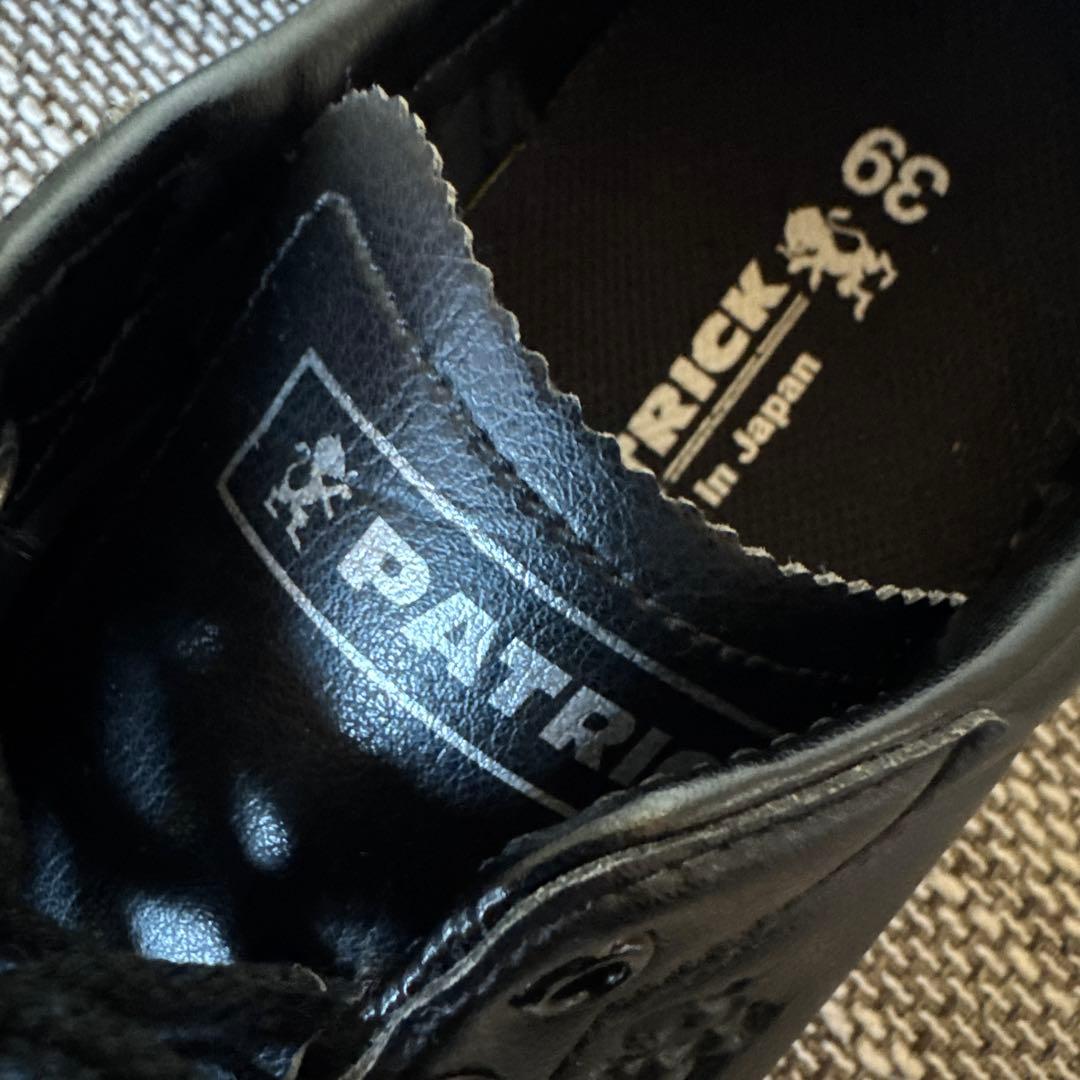 美品 PATRICK パトリック DATIA ダチア 29571 ブラック 39