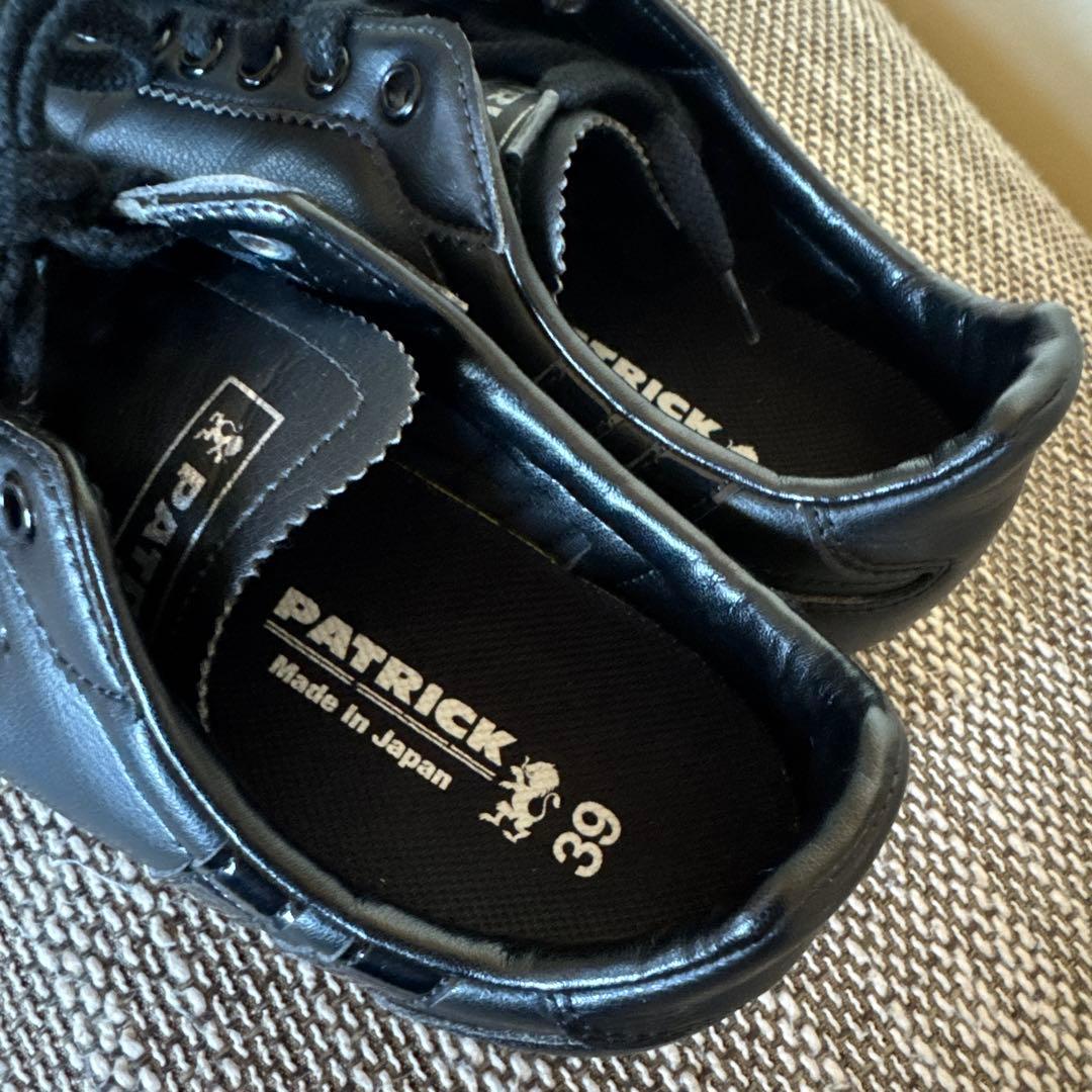 美品 PATRICK パトリック DATIA ダチア 29571 ブラック 39