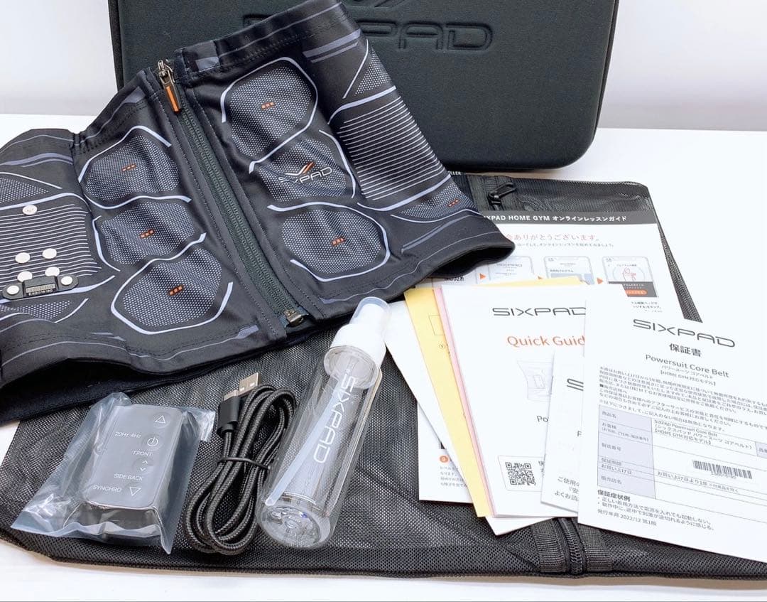 《新品未使用⭐️付属品完備》 シックスパッド パワースーツ コアベルトSIXPAD