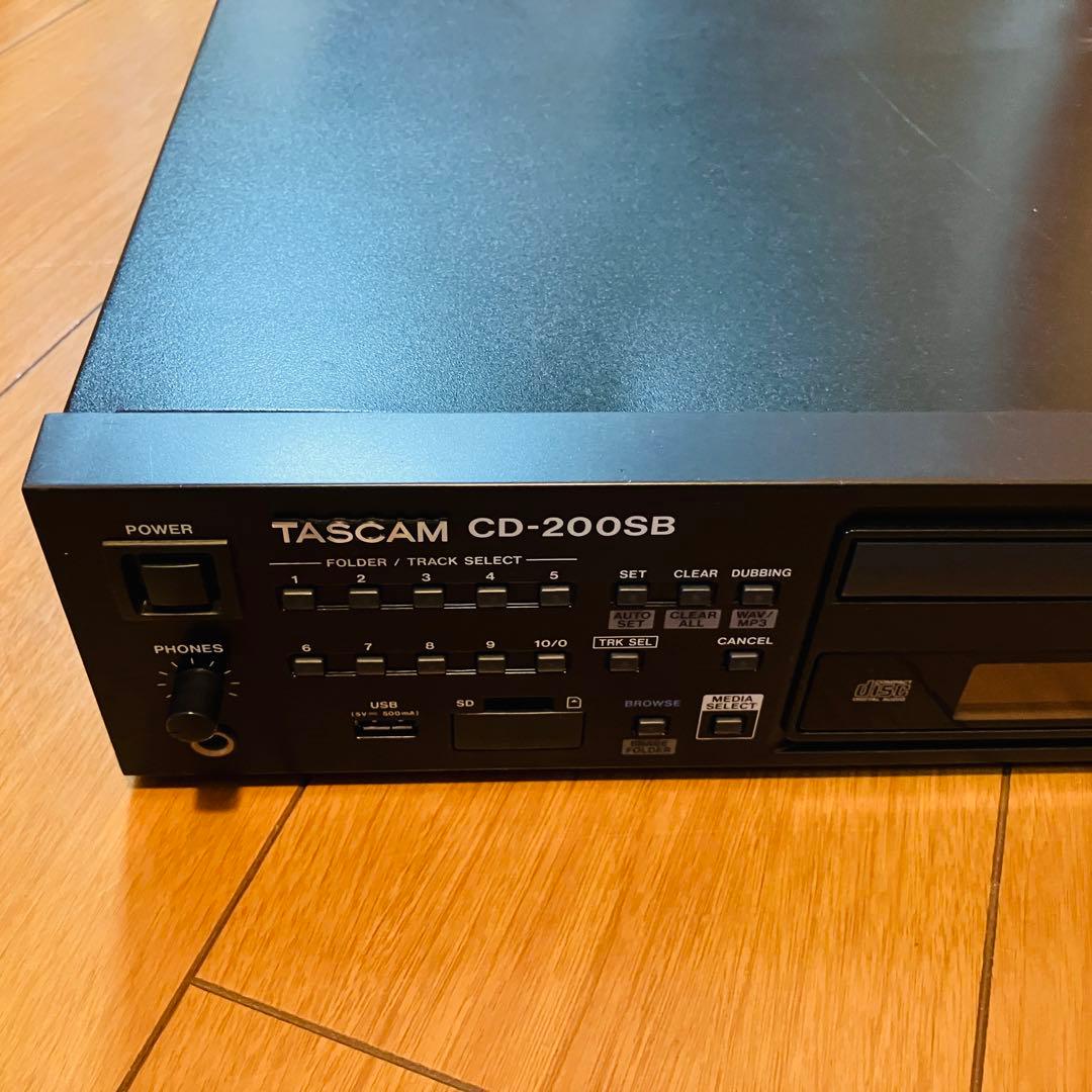 TASCAM CD-200SB 業務用 CD プレイヤー 通電確認済み