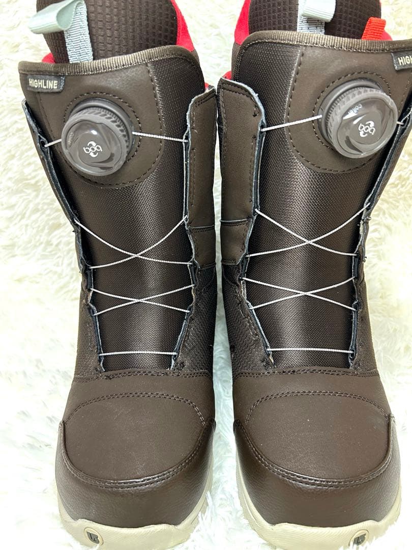 美品 BURTON HIGHLINE BOAスノボブラウンスノーボードブーツ26