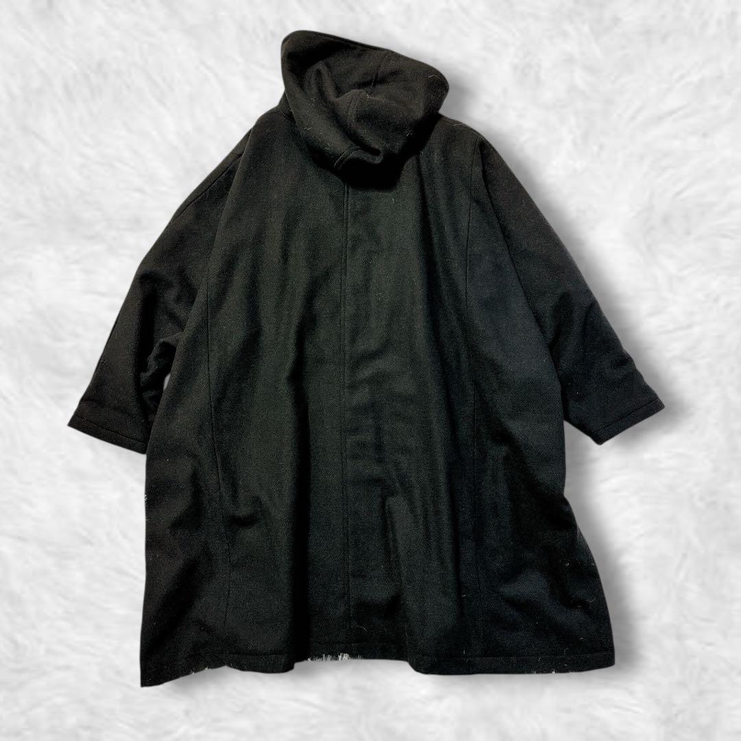 ソウルベリー クロヤギさんからお手紙ついた ふわっとかぶるだけの黒いポンチョ