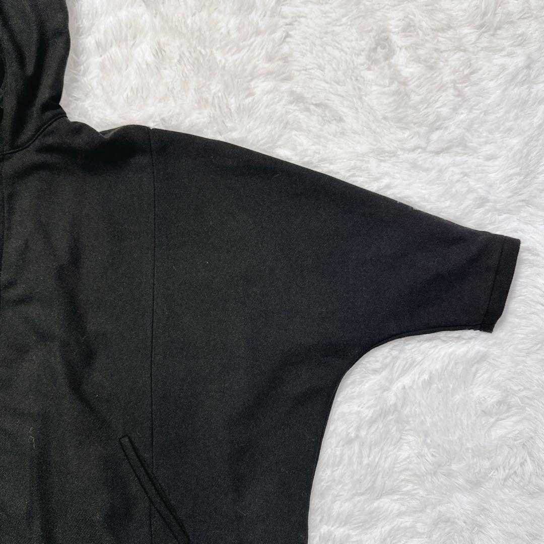 ソウルベリー クロヤギさんからお手紙ついた ふわっとかぶるだけの黒いポンチョ