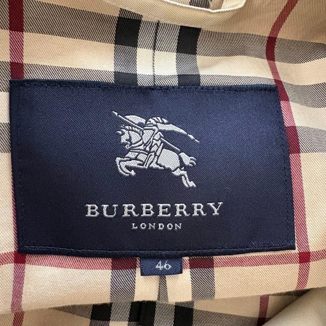 バーバリーロンドン　トレンチコート　ノバチェック　ベージュ　46 3XL