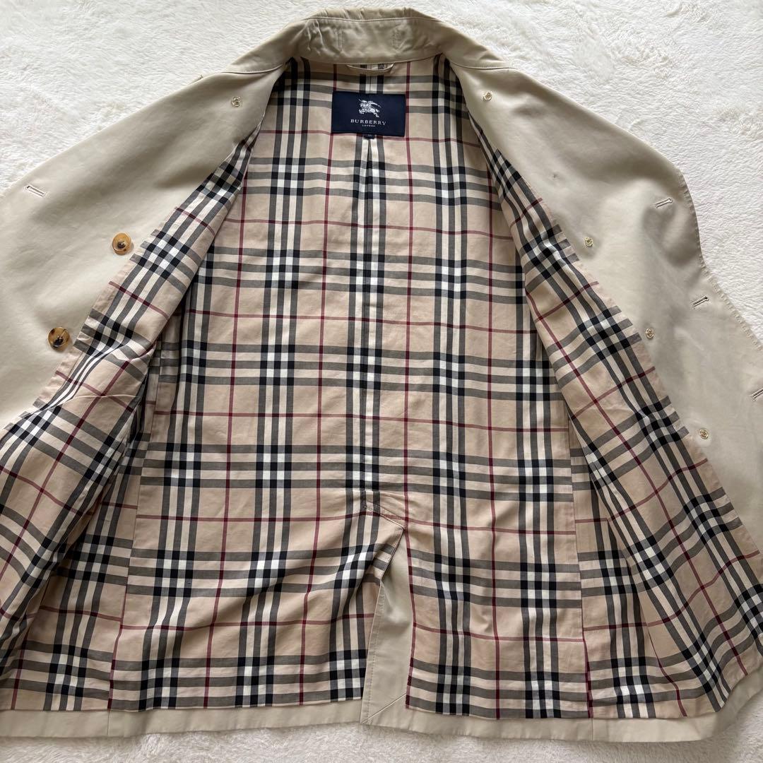 バーバリーロンドン　トレンチコート　ノバチェック　ベージュ　46 3XL