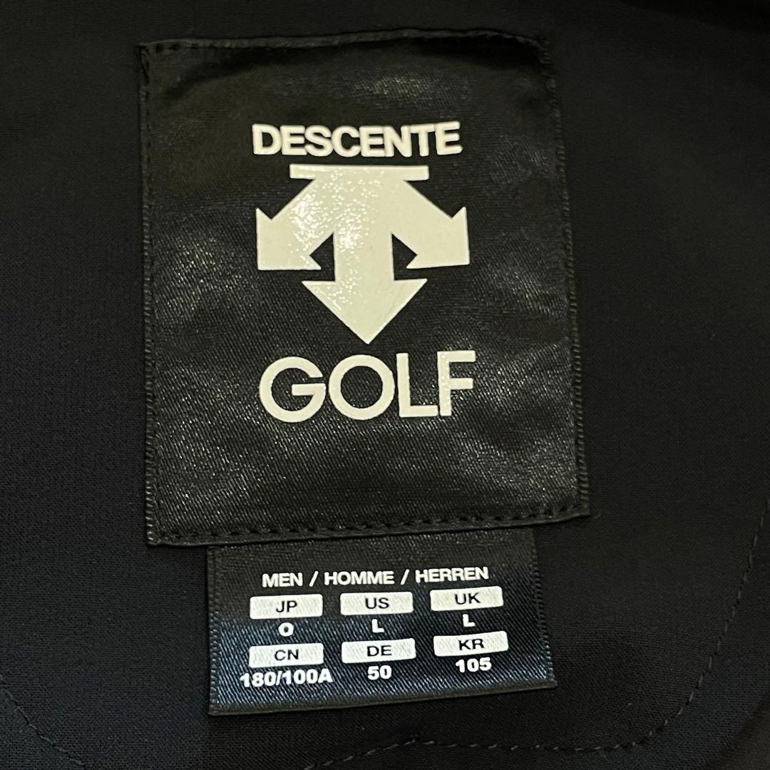 定価約9.8万　デサントゴルフ　g-arc グリーンダウンジャケット　撥水　防風