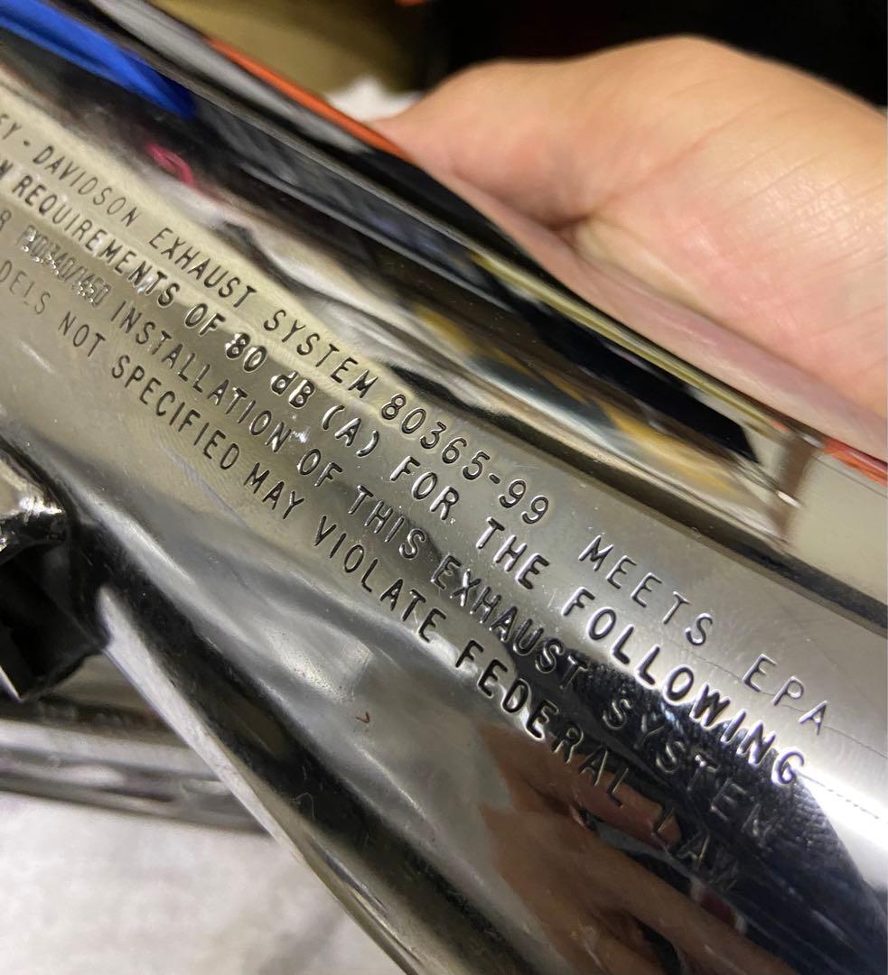 値下げ！Harley-Davidson 純正マフラー　ダイナ95〜