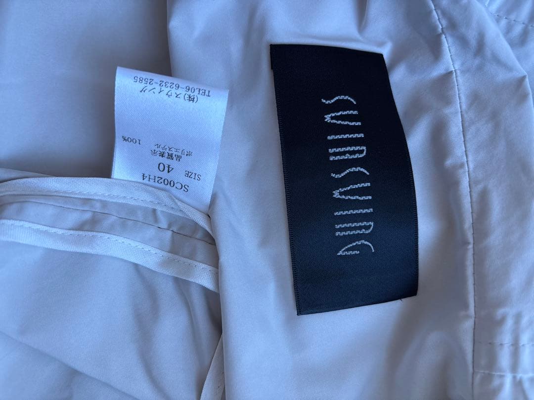 美品　swinswing イタリア生地　ナイロン　タフタコート　40サイズ