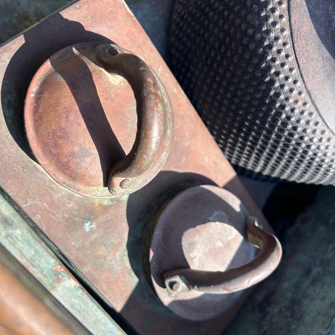 s*n様 木製火鉢　鉄製鍋・酒熱燗機　銅素材mお使われてます