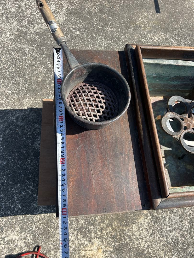 s*n様 木製火鉢　鉄製鍋・酒熱燗機　銅素材mお使われてます