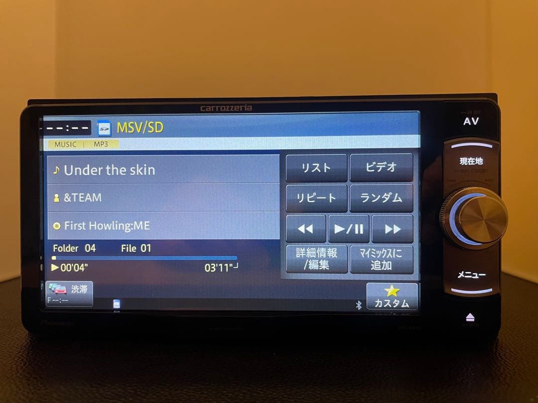 楽ナビAVIC-RW901 12月更新2025年地図最新第2.0.0.版オービス