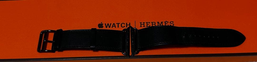 Apple Watch HERMES ブラック レザーバンド エルメス