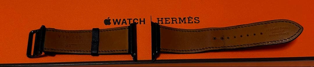 Apple Watch HERMES ブラック レザーバンド エルメス
