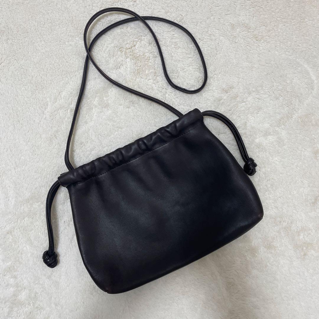 DEUXIEMECLASSE CELERI ラムレザー　バック ダークブラウン